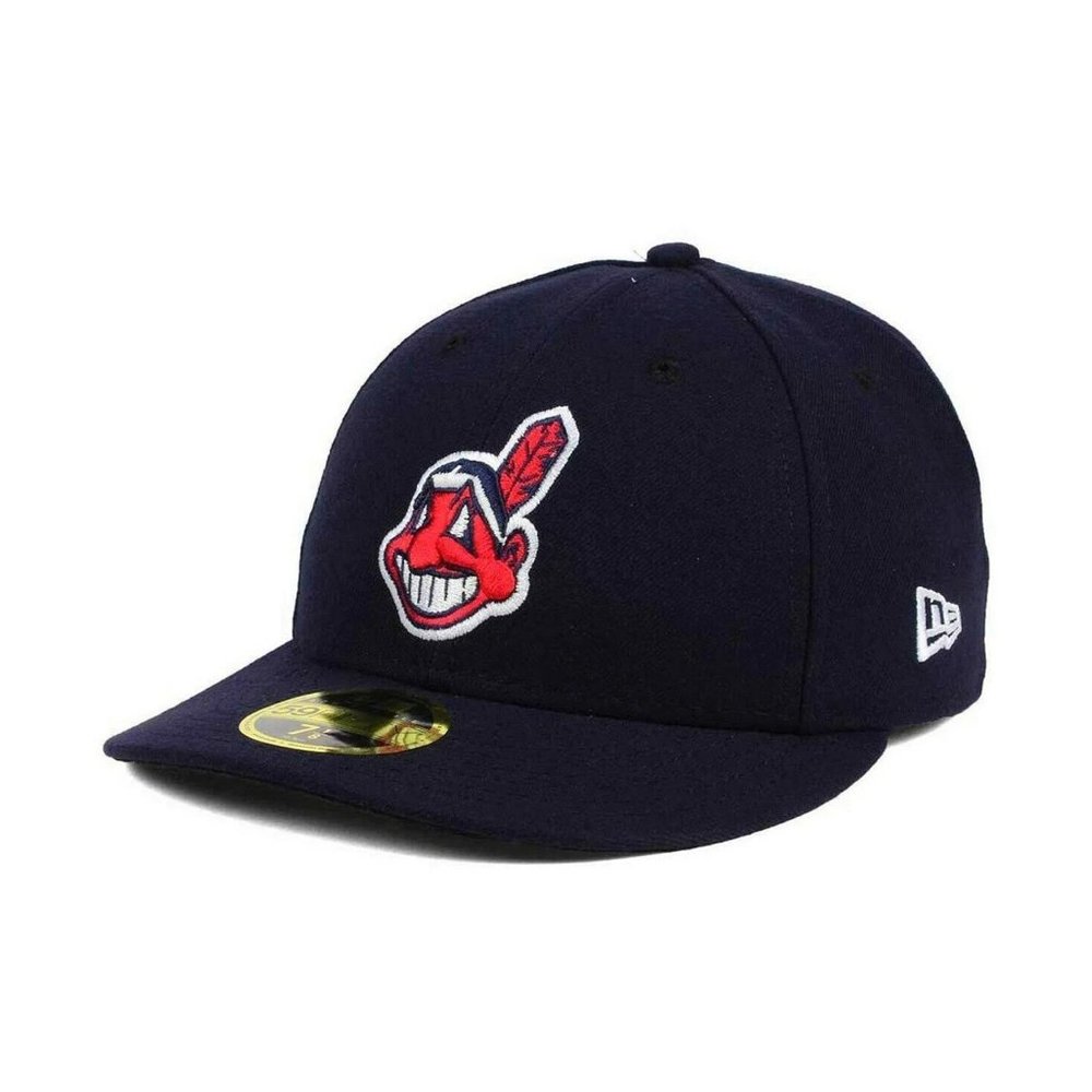 [70367451] MENS NEW ERA MLB LOW PROFILE AUTHENTIC 5950 - 2017 CLEVELAND INDIANS